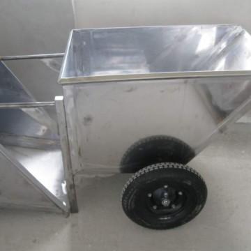 Тележка ковшовая (Рикша 250л) (AISI 430)